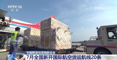 我国航空货运网络进一步织密 7月全国新开国际航空货运航线20条