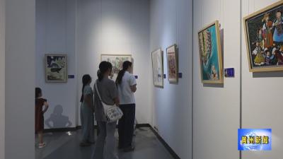 湖北省“金蕾杯”青少年美术书法优秀作品巡展在黄州开展