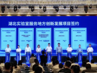 我市在湖北实验室亮点科技成果发布暨转化路演活动上作典型交流发言