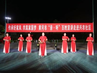 “理论+百姓+文艺”宣讲让家风故事“燃”遍兴农社区