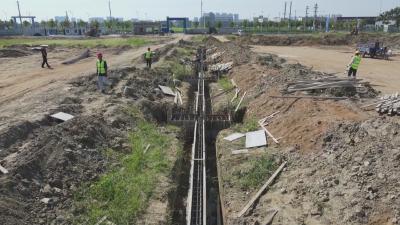 聚力建支点 一线直击丨黄冈：抢工期赶进度 项目建设再提速
