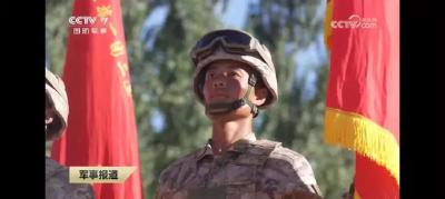 九三阅兵，黄冈小伙陈卓勇担战旗方队擎旗手