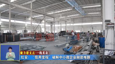 聚力建支点 一线直击｜红安：“信用变现”破解中小微企业融资难题