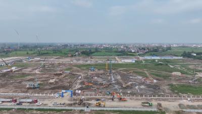 聚力建支点 一线直击｜黄梅：热电联产项目全力冲刺节点目标