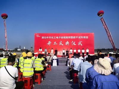 中天电子级硫酸铜暨超干试剂项目开工