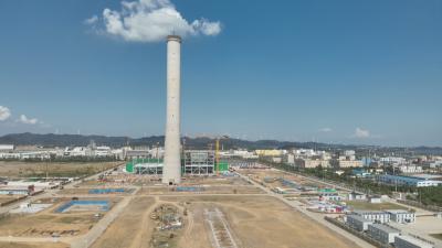 聚力建支点 一线直击｜延长石油武穴煤电项目建设“不打烊”