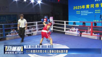 2025年黄冈市青少年儿童拳击锦标赛开赛