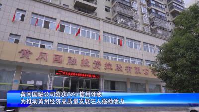 黄冈国融公司喜获AA+信用评级 为推动黄州经济高质量发展注入强劲活力