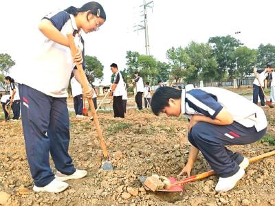 黄冈中学学生，有了“一亩三分地”