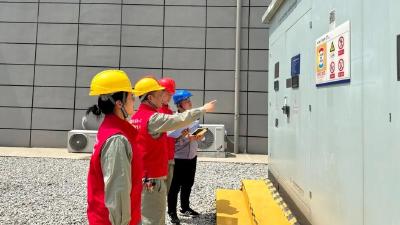 黄冈供电营销运营中心组织大型余热发电项目并网验收