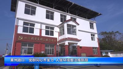 黄州路口：党群同心齐发力 人居环境整治换新颜