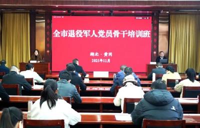 全市退役军人党员骨干培训班开班