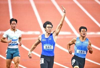 田径体操游泳捷报频传 荆楚军团一日揽得全运四金 男子百米飞人是湖北“眼镜侠”