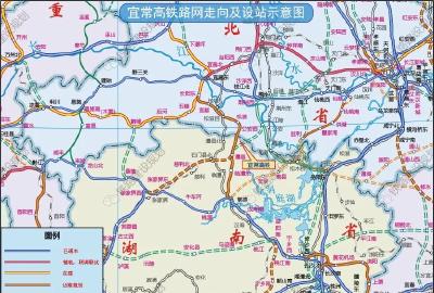 宜常高铁预计下月底开建 湖北将设四座车站 通车后宜昌到常德1.5小时可达