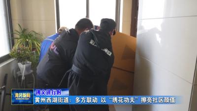 创文进行时｜ 黄州西湖街道：多方联动 以“绣花功夫”擦亮社区颜值