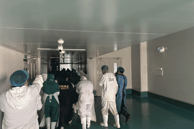 黄商鲜农产品加工中心开展消防演练