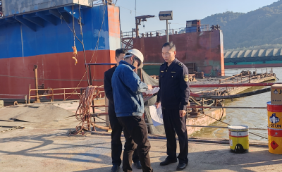 武穴严查沿江船舶修造企业噪声废气污染