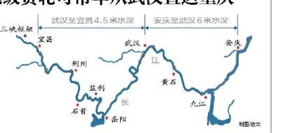 打通“九曲回肠” 4.5米水深航道贯通 5000吨级货轮可常年从武汉直达重庆