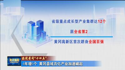 数说黄冈“十四五” 4年增5个 黄冈县域百亿产业加速崛起