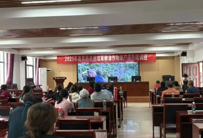 黄州区举办高素质农民培育粮油作物单产提升班