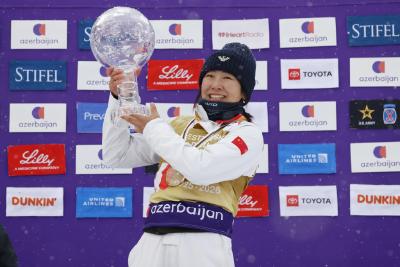 自由式滑雪空中技巧世界杯收官：李心鹏摘金，徐梦桃、孙佳旭获赛季总冠军