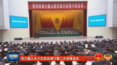 市六届人大六次会议举行第二次全体会议