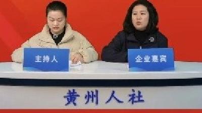企业招聘进云端  黄州人社首场直播带岗搭建高效就业平台