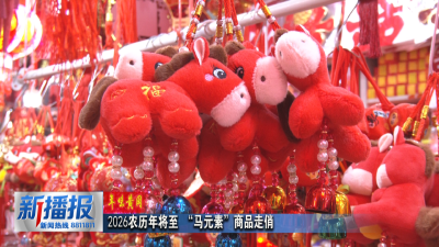 年味黄冈︳2026农历年将至 “马元素”商品走俏