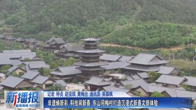 新春走基层｜非遗焕新彩 科技闹新春 东山问梅村打造沉浸式新春文旅体验