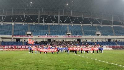 2026湖北省城市足球联赛邀请赛楚超热身赛在黄州开赛