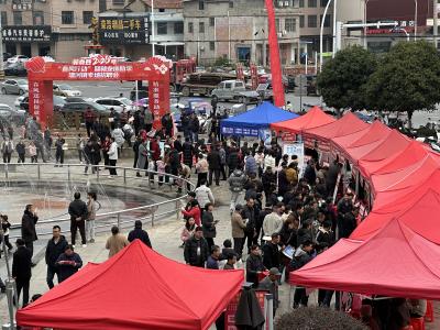 春风送岗暖人心 就业帮扶促发展——蕲春县2026年“春风行动”漕河镇专场招聘会圆满举办