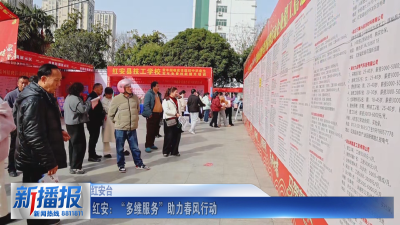 红安：“多维服务”助力春风行动