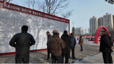 春风送岗促就业 精准服务助发展  团风县举办2026年“春风行动”招聘会