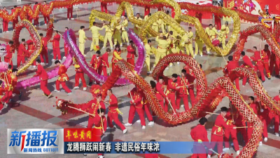 年味黄冈｜龙腾狮跃闹新春 非遗民俗年味浓