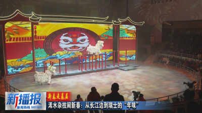 新春走基层｜浠水杂技闹新春：从长江边到瑞士的“年味”