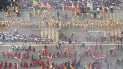 正月初五黄冈城区龙灯巡游  多条道路实施临时交通管制