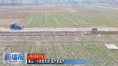 一年之计在于春︳英山：小田变大田 低产变高产