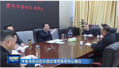 视频丨李军杰到市群众信访接待服务中心接访