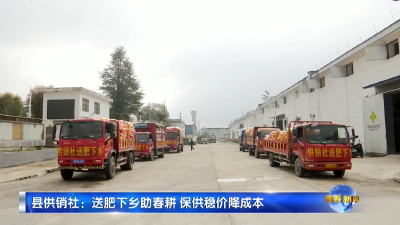 蕲春县供销社送肥下乡解民忧助丰收