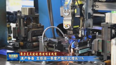 聚力支点建设 推进项目攻坚丨 满产争春 龙感湖一季度产值同比增长11%