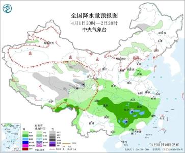 预测显示：今年主汛期我国有南北两条多雨带 