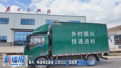 黄冈：畅通物流通道 山货出山“加速跑”