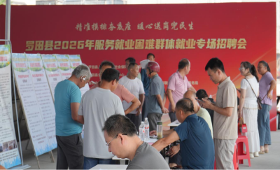 胜在胜利镇 赢在就业路 ——罗田专场招聘会助力困难群体走向“胜利”
