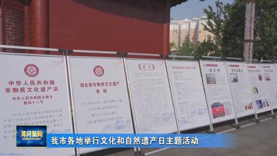我市各地举行文化和自然遗产日主题活动