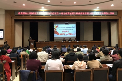 湖北省高校2017年新入职教师教学能力提升培训班开班