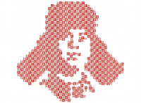  平面类作品优秀奖：《倡导雷锋精神》