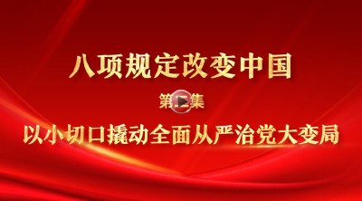 八项规定改变中国②以小切口撬动全面从严治党大变局
