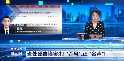 新闻1+1│查处诬告陷害:打“歪风”，正“名声”!
