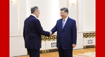 习近平会见俄罗斯外长拉夫罗夫