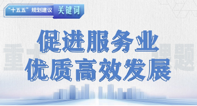 “十五五”规划建议关键词 | 促进服务业优质高效发展 